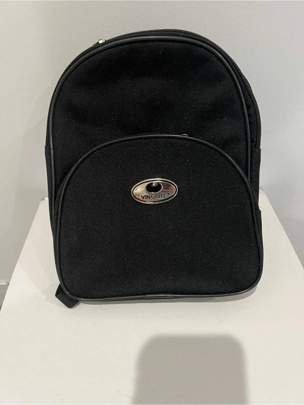 New Vincell Backpack Mini Black Lightweight Travel Carry On Bag Approx 10